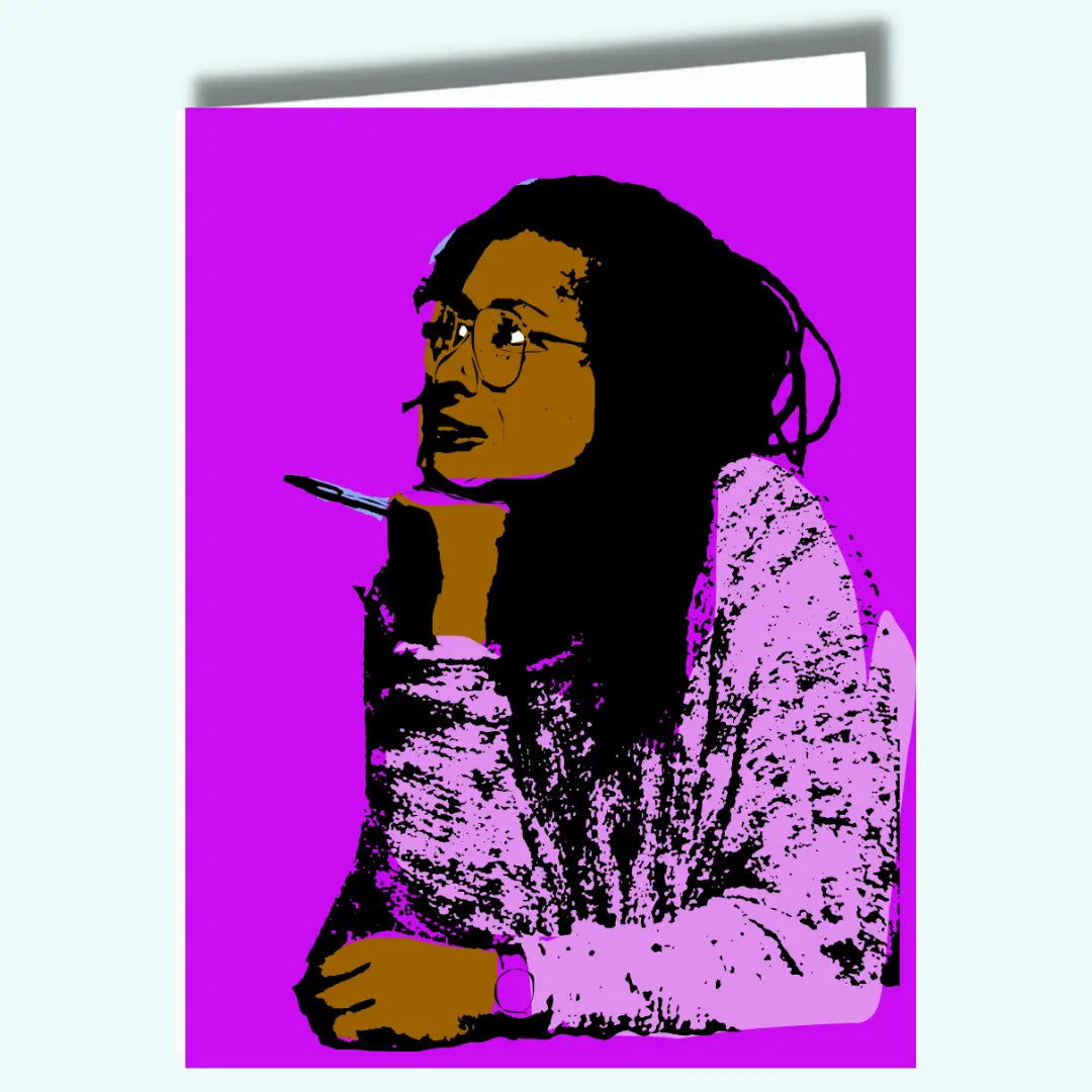 Alice Walker Inspiring Black Author Card