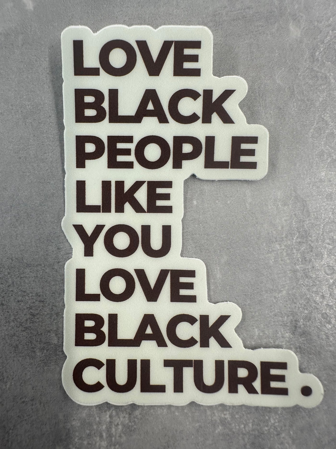 Love Black People Sticker